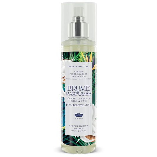 Brume Parfumée Fleurs Blanches eau de coco