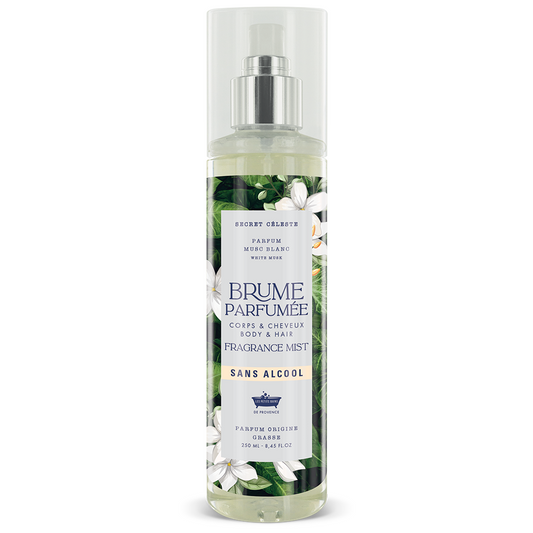 Brume Parfumée Musc Blanc 250ml - Sans Alcool