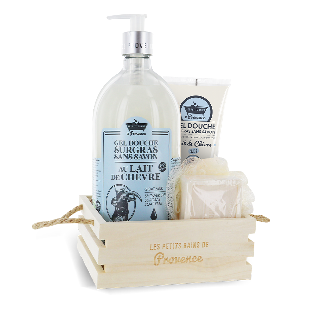 Nature box with goat's milk