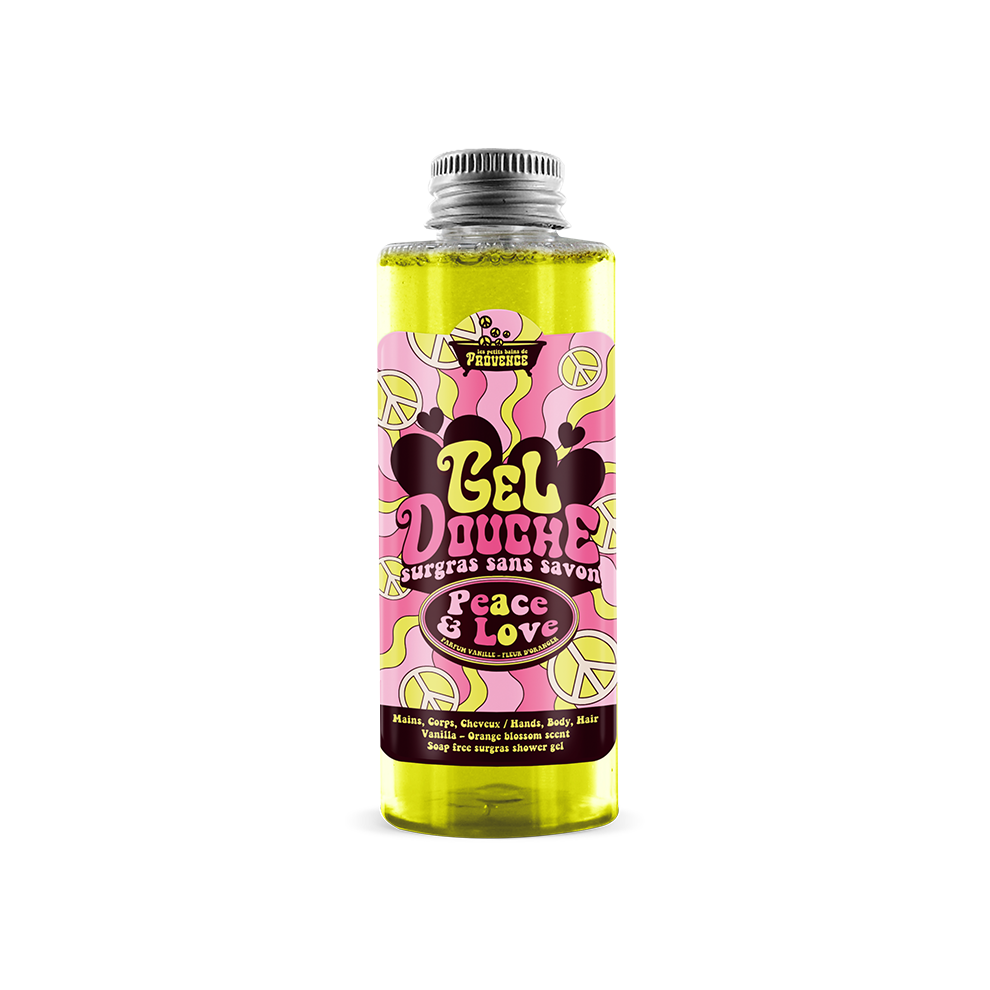Shower Power Peace & Love Box - Limited Edition with Glasses