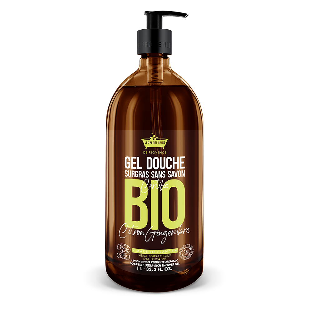 Gel Douche BIO Citron Gingembre 1L