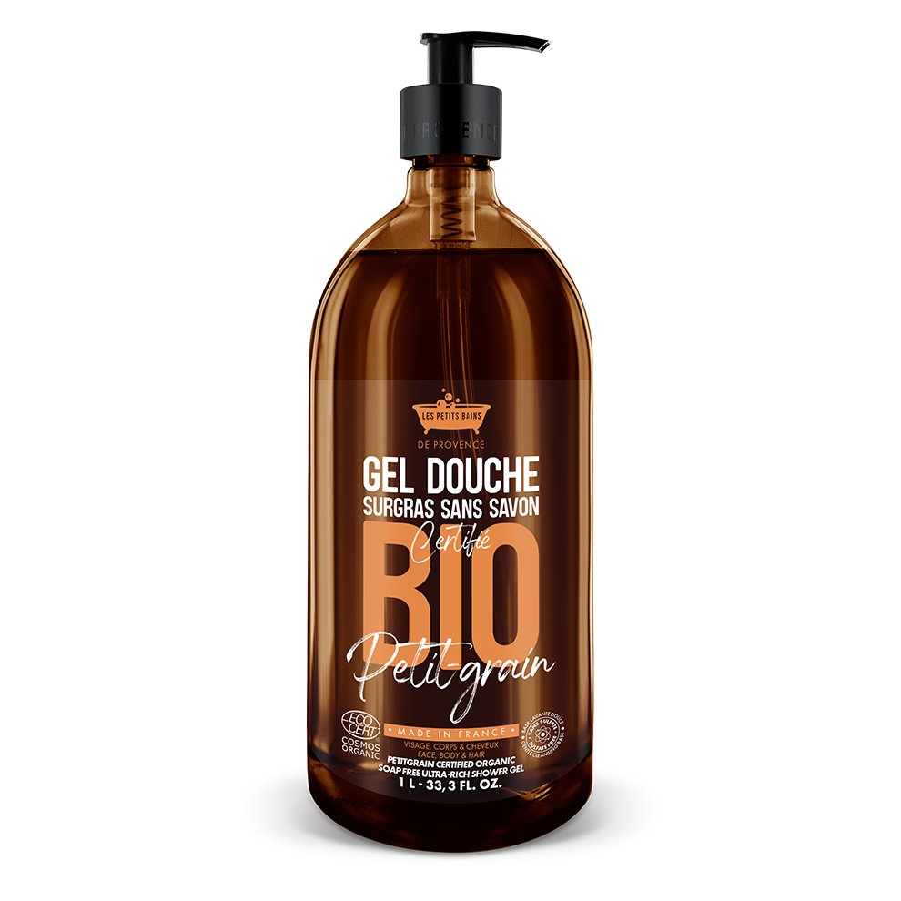 Gel Douche BIO Petit Grain 1L