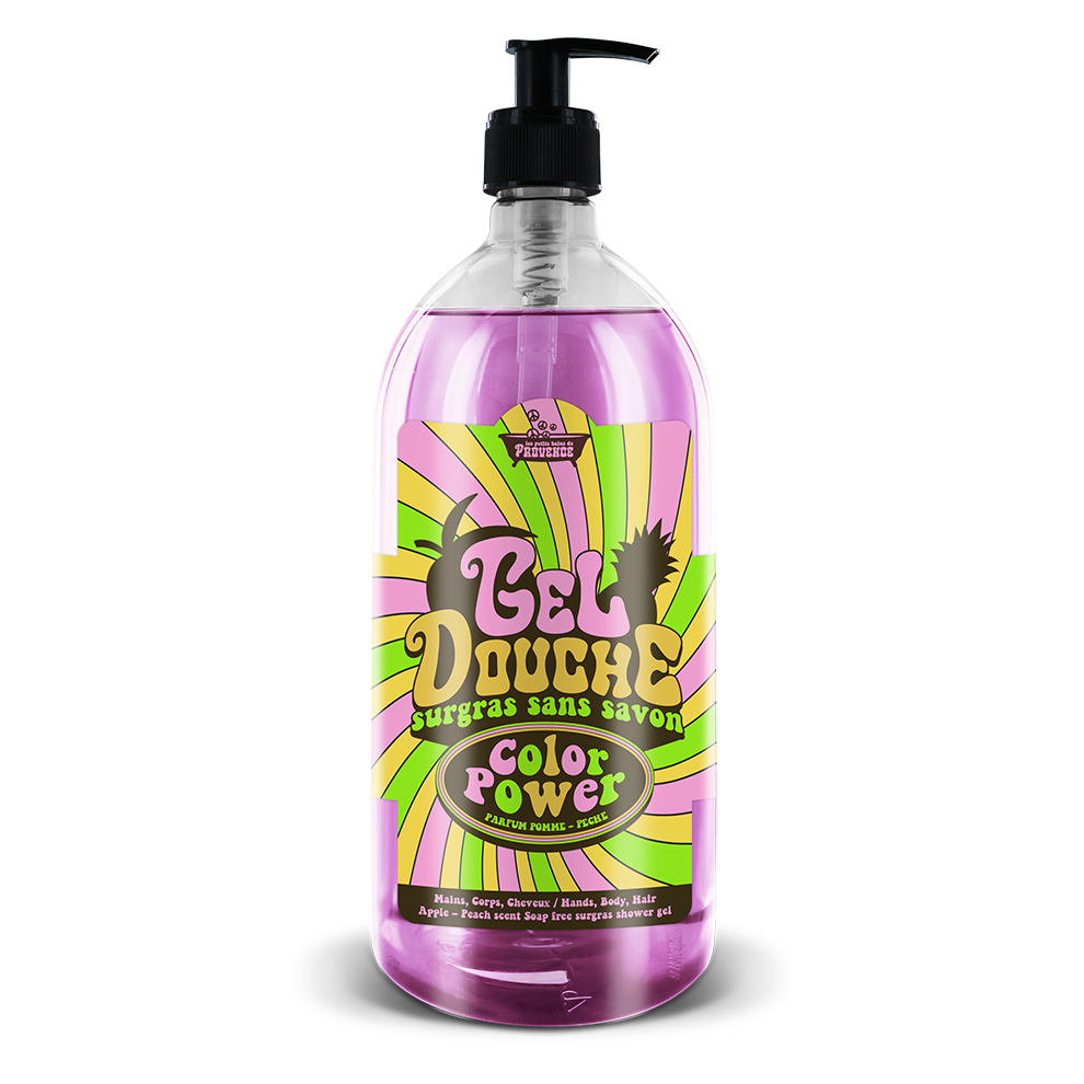 Color Power Shower Gel - Apple Peach