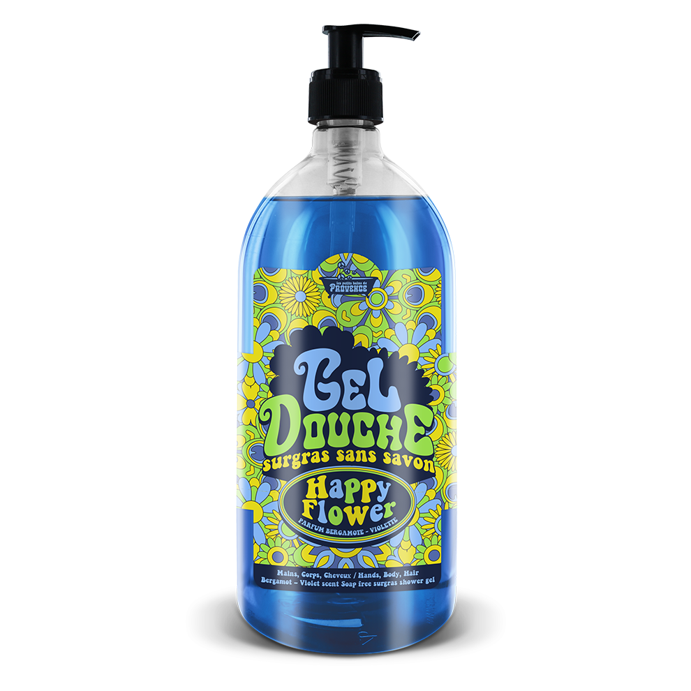 Happy Flower Shower Gel - Bergamot Violet