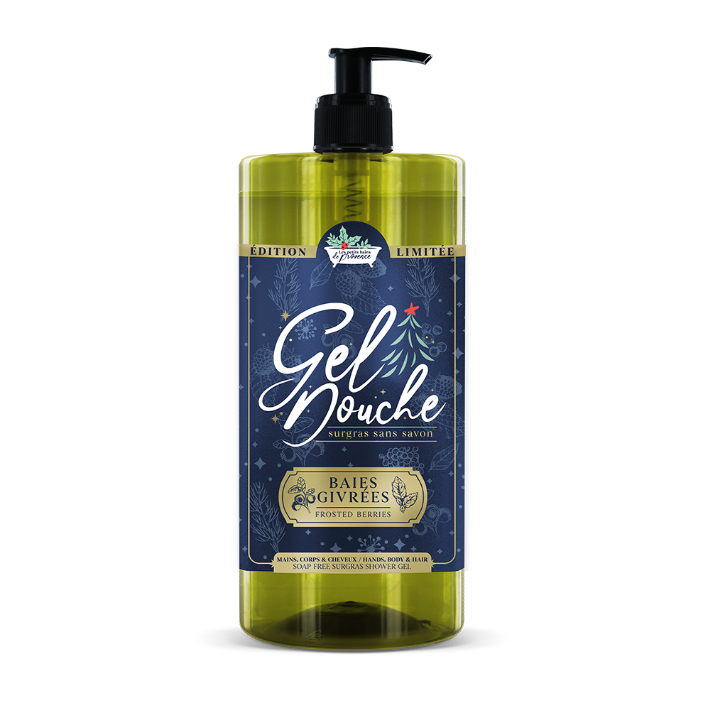 Gel Douche Baies Givrées 1L – Édition Limitée Noël