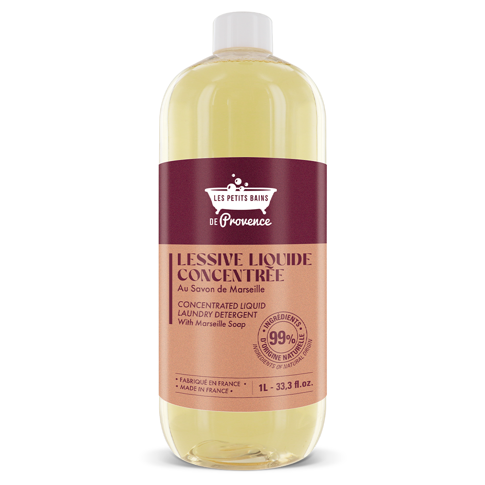 Concentrated Liquid Laundry Detergent with Marseille Soap - 1L