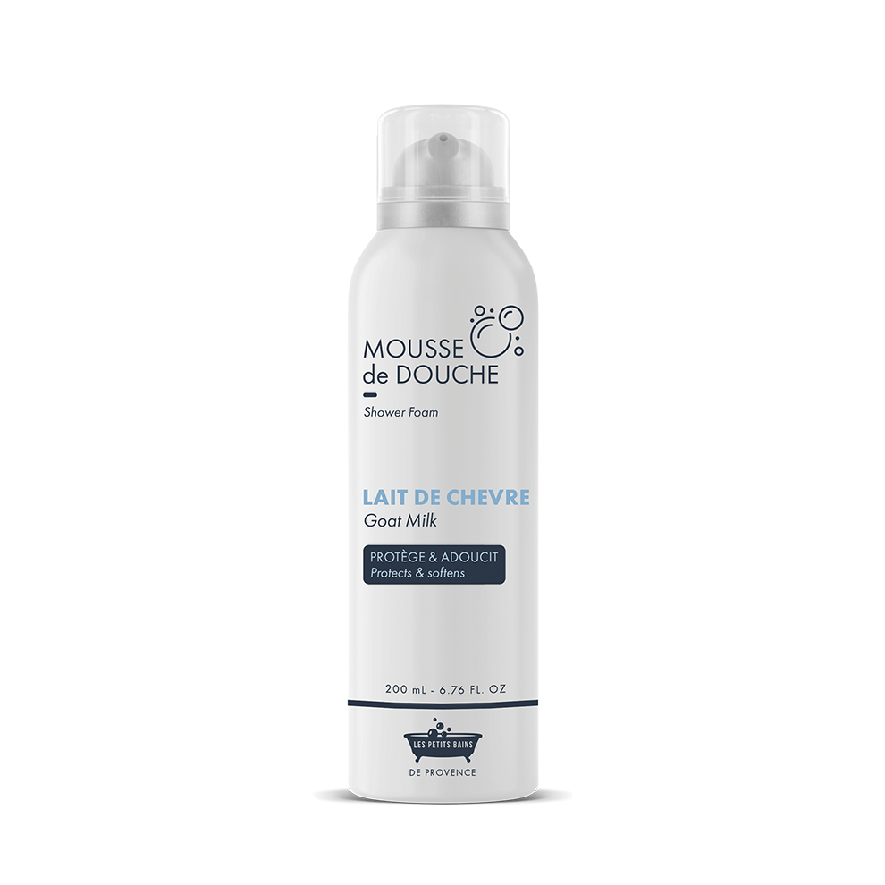 Mousse de Douche 200ml au Lait de Chèvre BIO - Protège & Adoucit