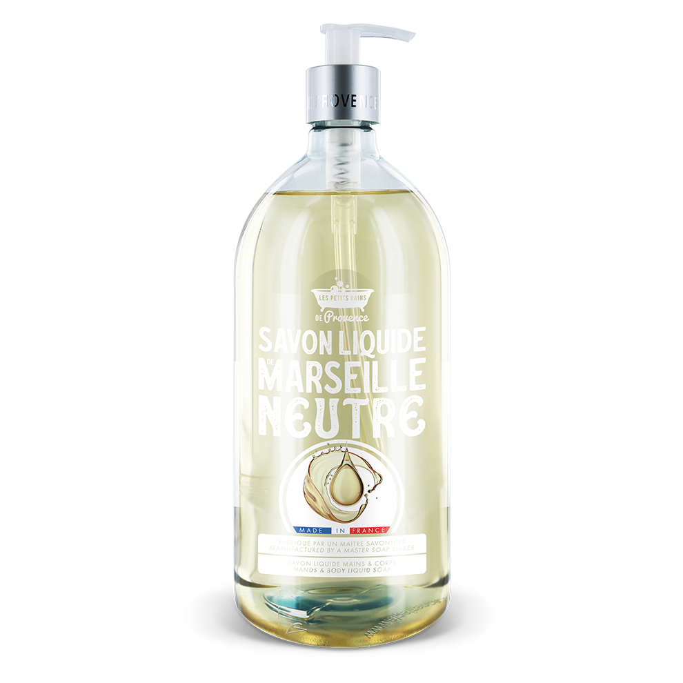 Savon liquide 1L Neutre - Les Petits Bains de Provence