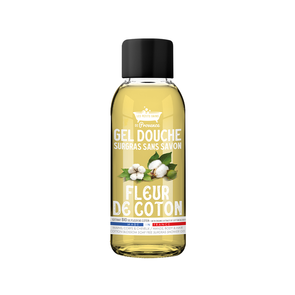 Gel Douche Surgras Sans Savon Fleur de Coton 30ml - Coffret Maison des Senteurs