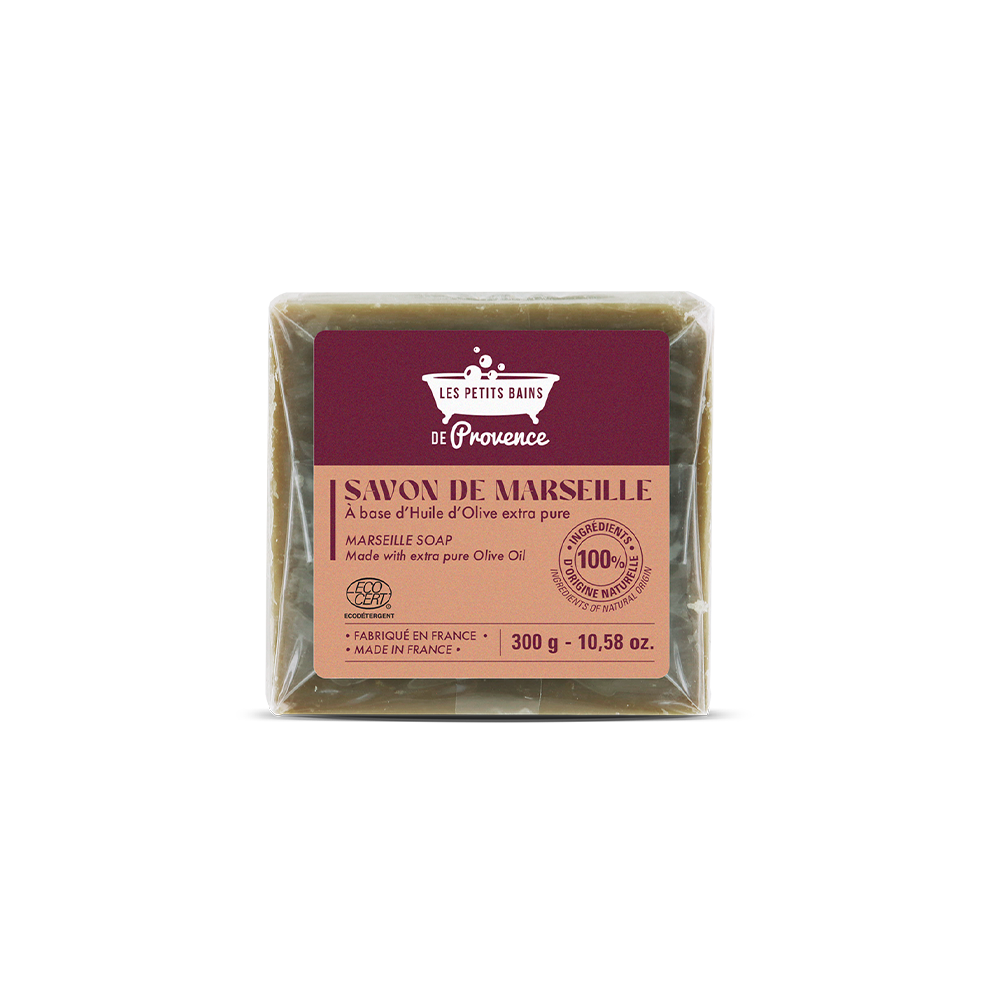 Marseille Soap Cube 300g - made from extra pure olive oil