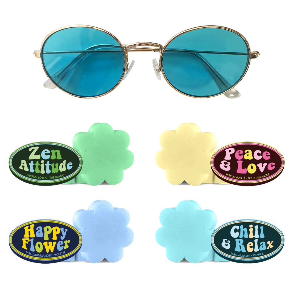 Coffret Shower Power Happy Flower - Édition Limitée avec Lunettes