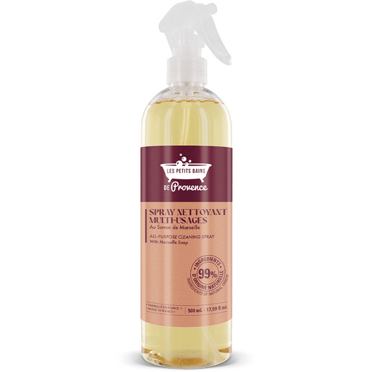Spray Nettoyant Multi-Usages au Savon de Marseille – 500ml