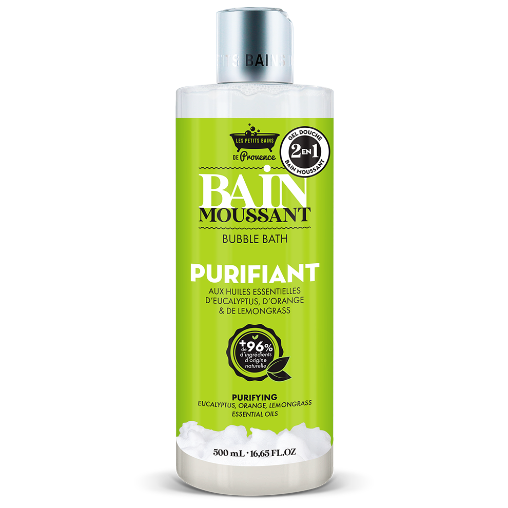Bain Moussant PURIFIANT 500mL - Les Petits Bains de Provence