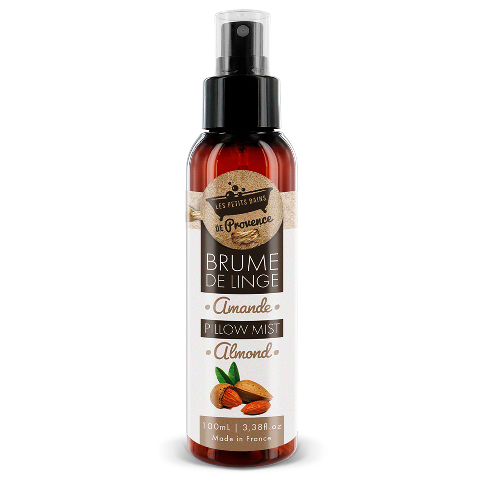 Brume de linge Amande 100ml - Les Petits Bains de Provence