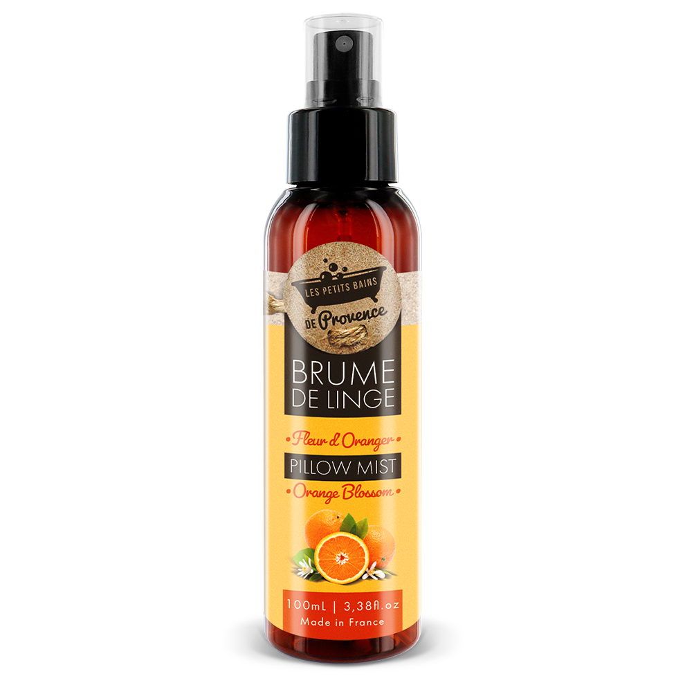 Brume de linge Fleur d'Oranger 100ml - Les Petits Bains de Provence