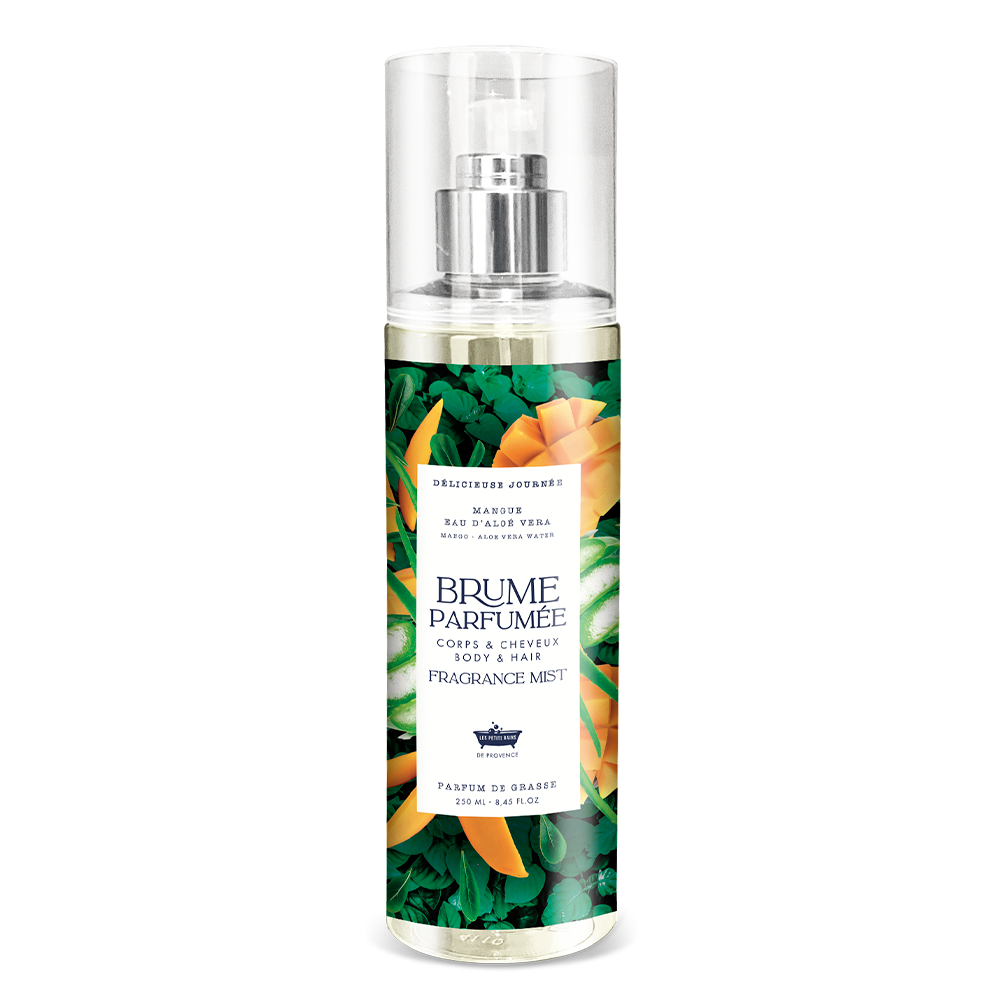 Brume Parfumée Mangue Eau d'Aloé Vera 250ml - Les Petits Bains de Provence
