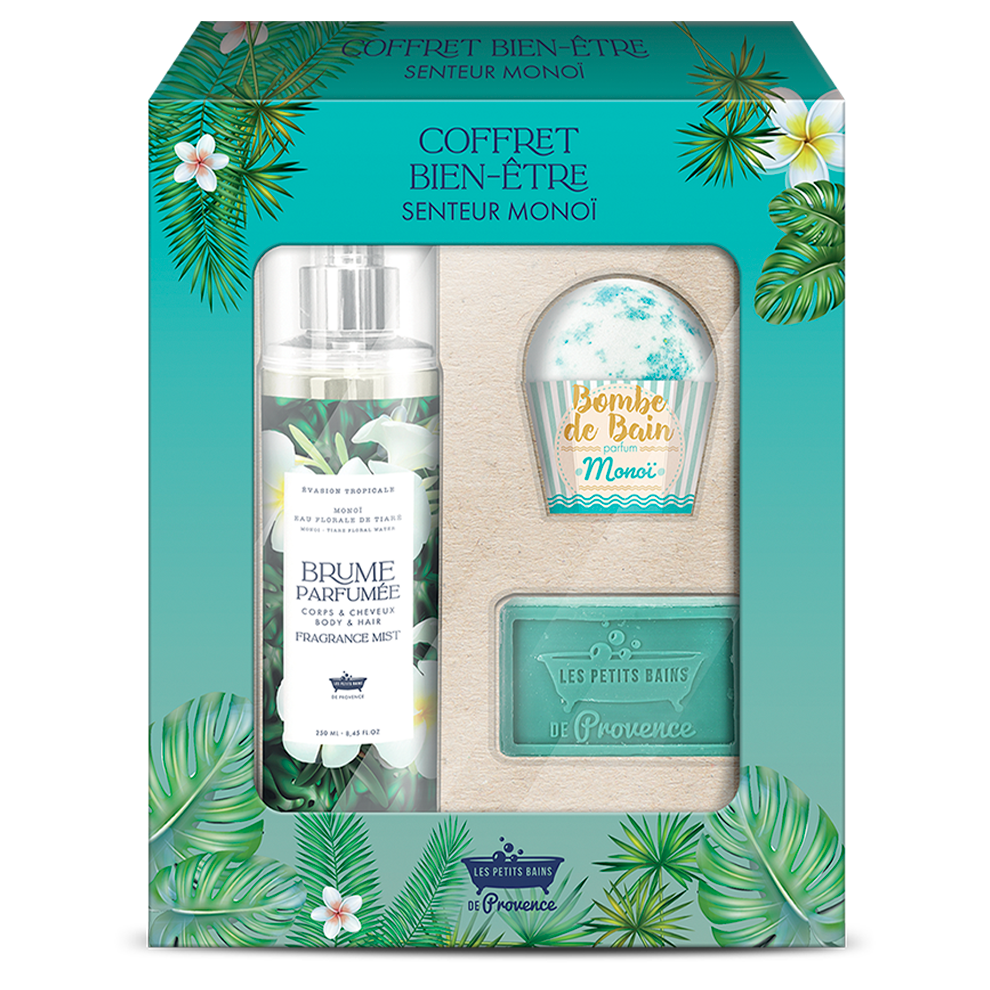 Coffret Bien-être monoi - Les Petits Bains de Provence