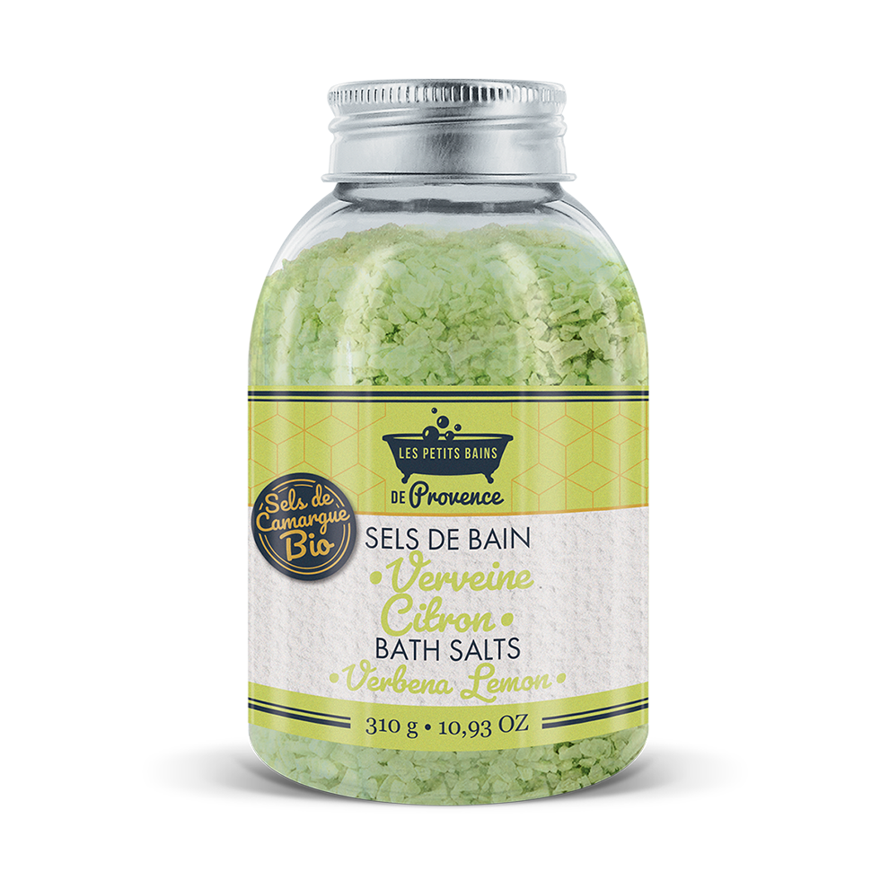 Sel de bain Verveine Citron 310 G - Les Petits Bains de Provence