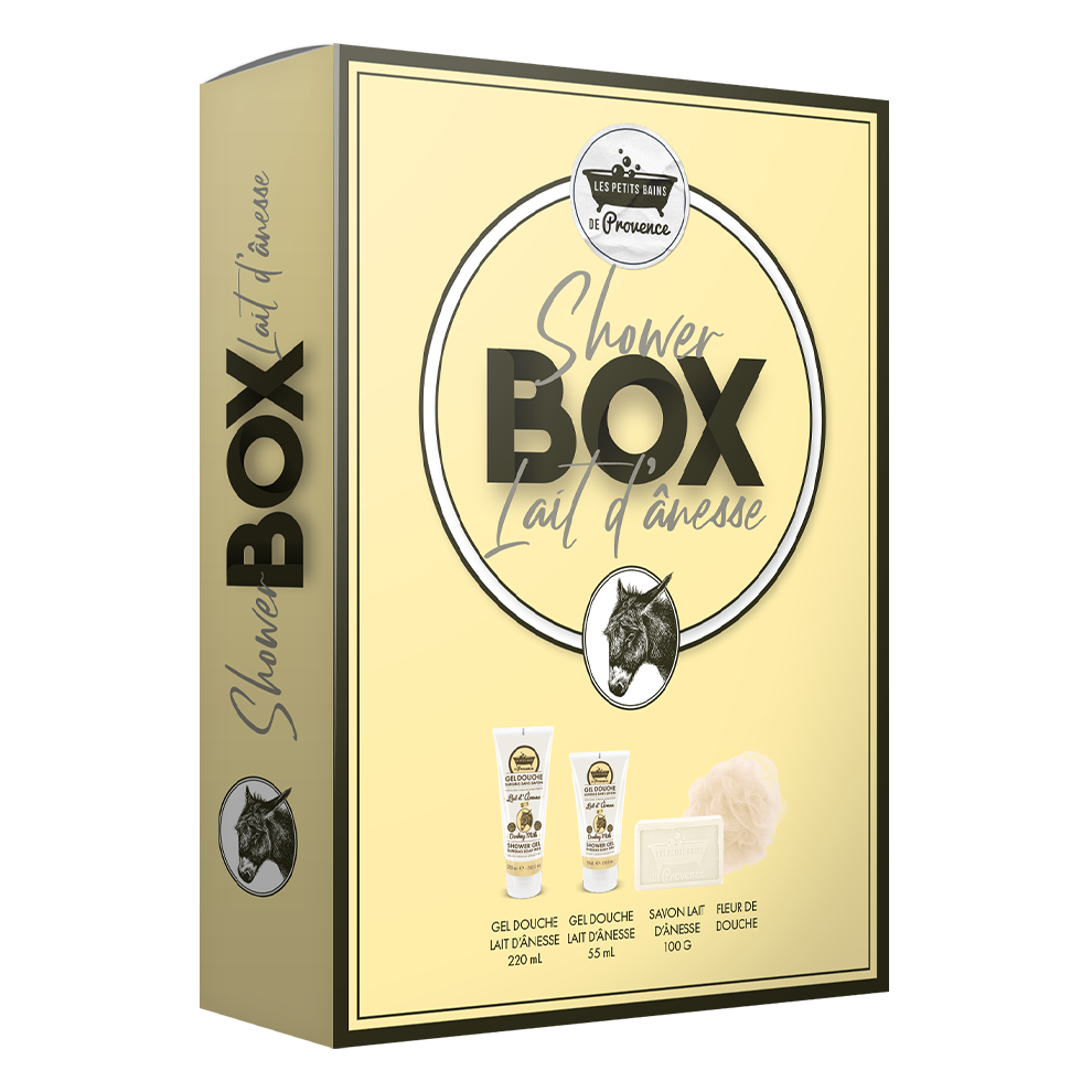 Shower box Lait D'ânesse - Les Petits Bains de Provence