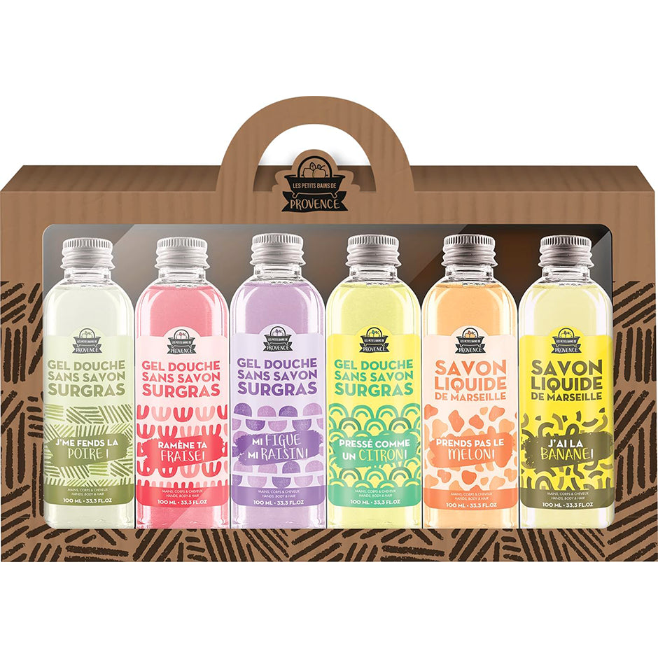 Coffret Série limitée 100ml - Les Fruits je m'en savonne - Les Petits Bains de Provence