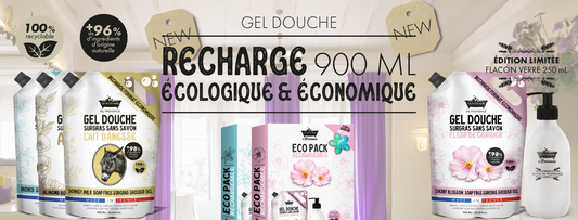 Nouveauté : Les recharges de gels douche