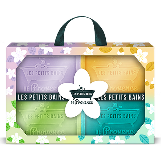 Coffret Senteurs - 4 Savons de Marseille 100g