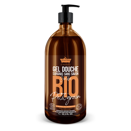 Gel Douche BIO Petit Grain 1L