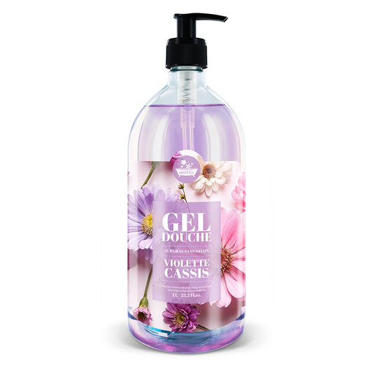 Gel Douche 1L Violette Cassis - Série Limitée Fleurs des champs