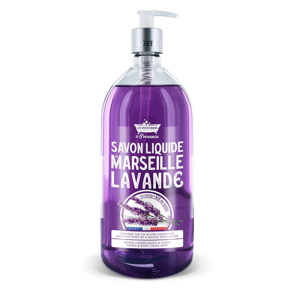 Savon liquide 1L Lavande Les Petits Bains de Provence - Les Petits Bains de Provence