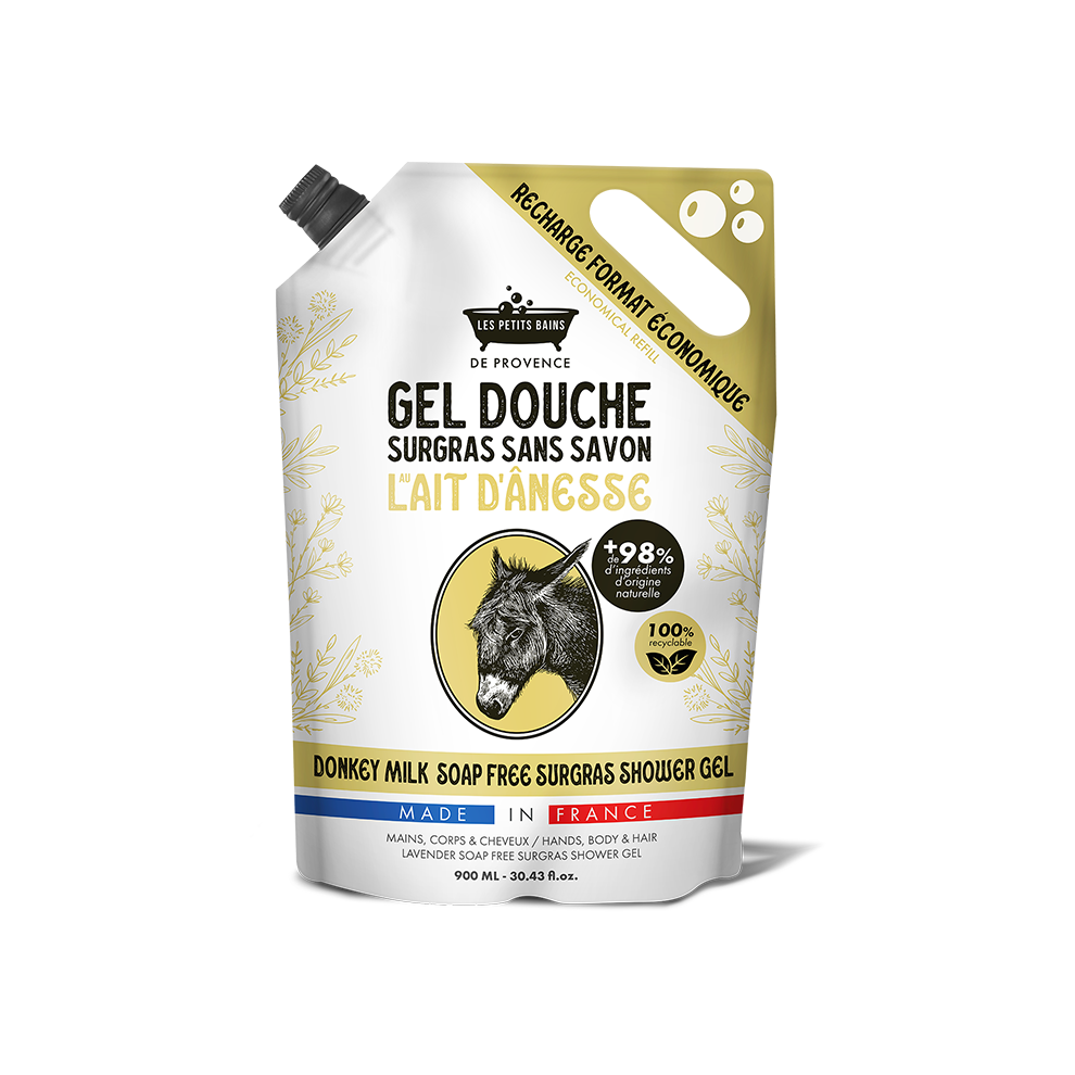 Recharge Gel douche Lait d'ânesse