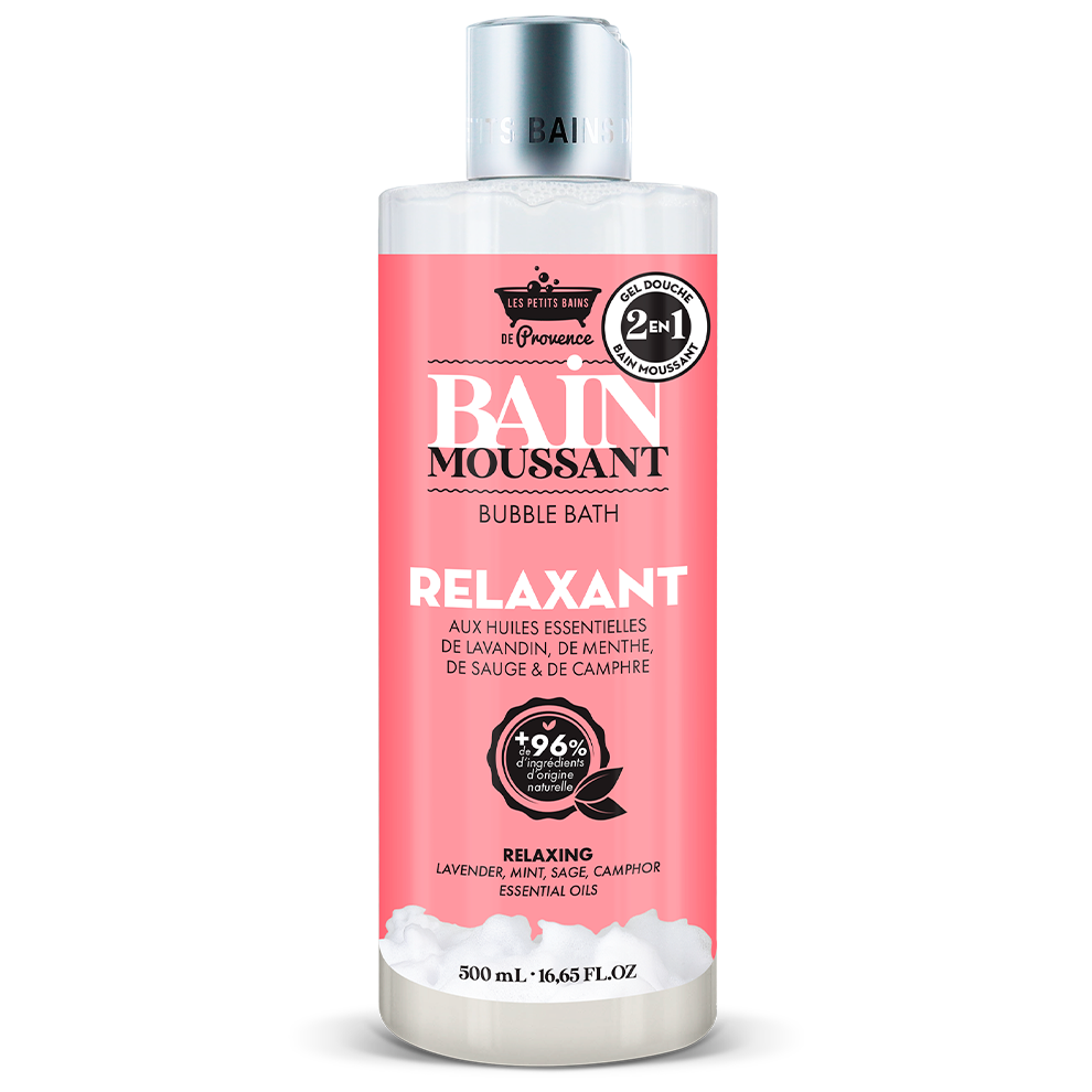 Bain Moussant RELAXANT 500mL - Les Petits Bains de Provence