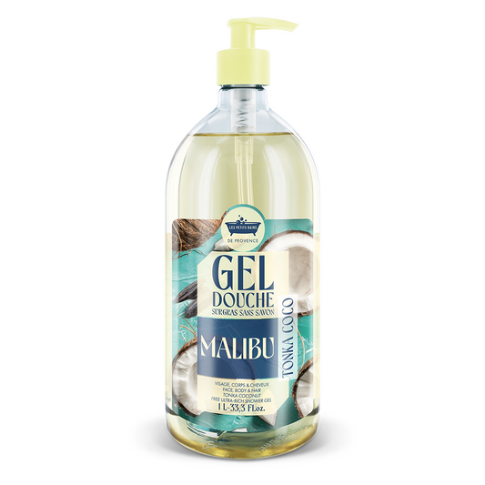 Gel douche 1L Malibu - Tonka Coco - Série limitée Road Trip
