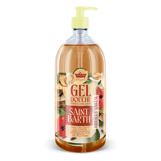 Gel douche 1L Saint Barth - Hibiscus santal- Série limitée Road Trip