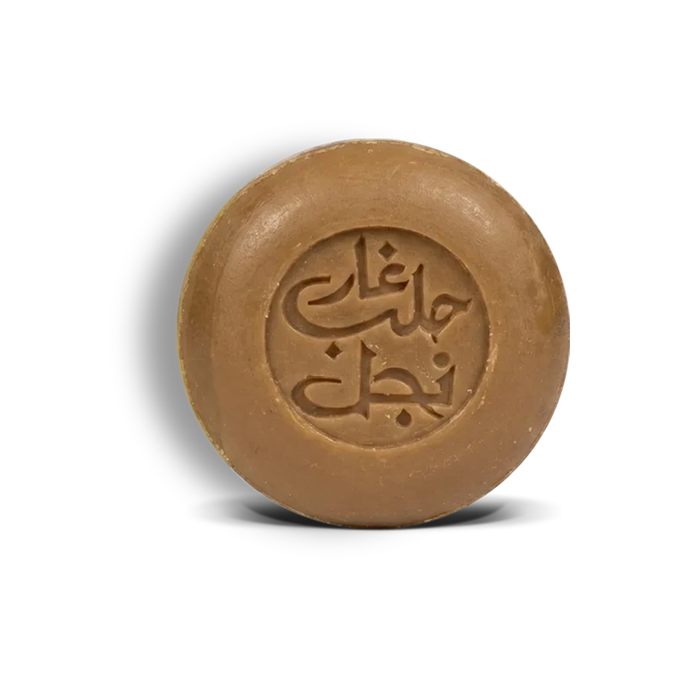 Savon d’Alep Rose de Damas 100 g sans étui – forme ronde et estampille