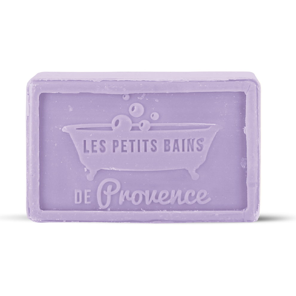 Savon de Marseille Pain 100g Lavande - Les Petits Bains de Provence