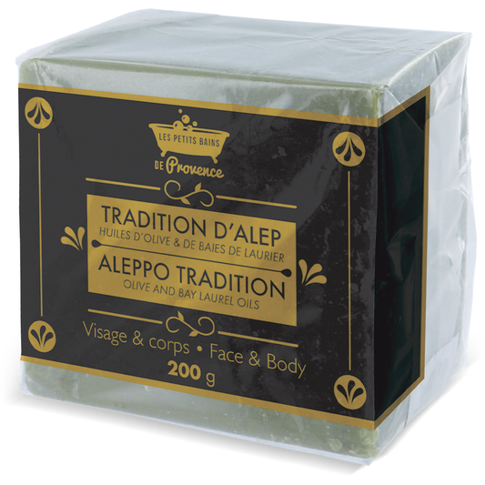 Savon d'Alep 200g - Les Petits Bains de Provence