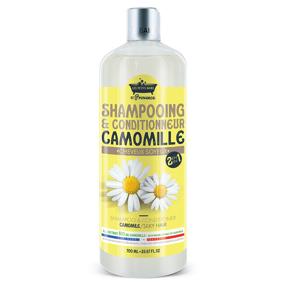 Shampooing 2en1 Camomille 700ml - Les Petits Bains de Provence