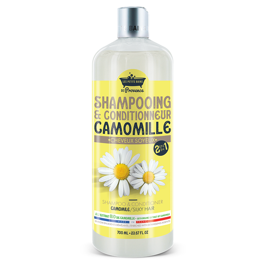 Shampooing 2en1 Camomille 700ml - Les Petits Bains de Provence